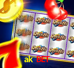 Interface do App ak bet